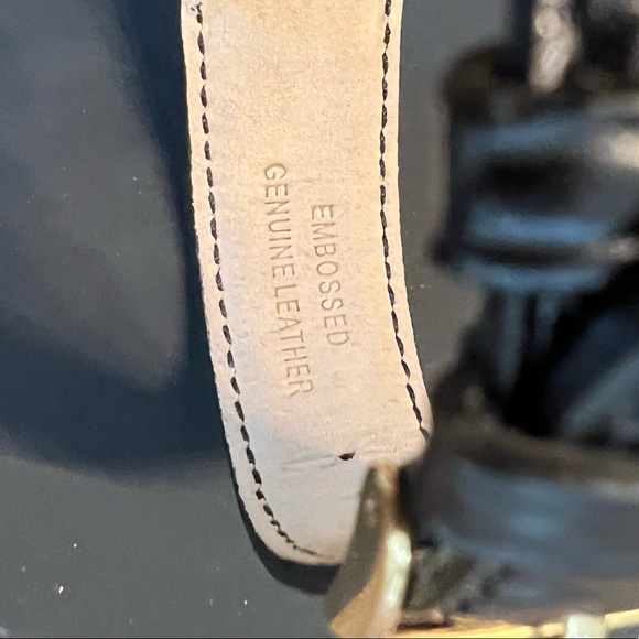 NWOT Vintage Emporio Armani Croc Embossed Watch - Picture 6 of 7